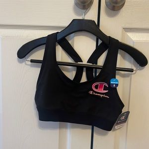 NWT Champion Black Sports Bra